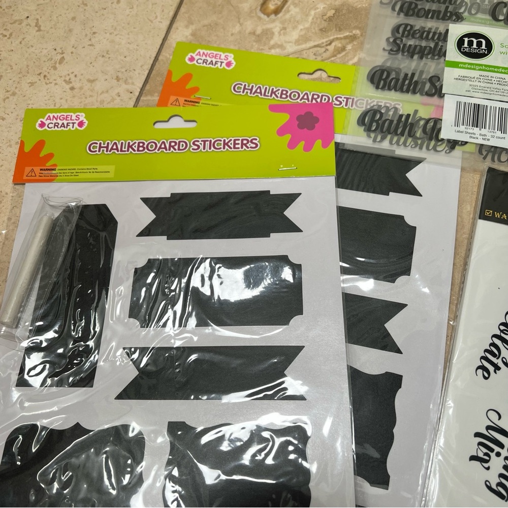 Chalkboard Sticker‎ Organization Labels Bundle - Picture 4 of 4